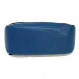 Vanessa Williams Blue Flap Pebbled Leather Crossbody