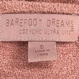 Barefoot Dreams Women's Peach Size S V-Neck Sweater