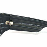 Jimmy Crystal Y2K Multi-black Rectangular Swarovski Crystal Sunglasses
