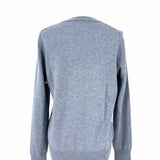 Theory Women's Steel Blue Size L Crew Neck Cashmere Sweater