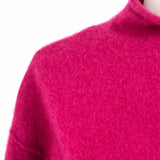 Tahari Women's Pink Size M Mock Neck Cashmere Sweater