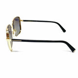 TOM FORD TF722-K Metal Black Gold Tone Square Sunglasses