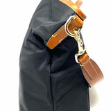 Dooney & Bourke Wayfarer Hobo Nylon Black Zip Tote Shoulder Bag