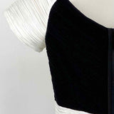 Nue by Shani Women's Black / White Size 8 sheath Color Block Dress