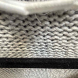 HELMUT LANG Women's Gray Size L Asymmetrical Viscose Blend Sweater