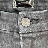 Mother High Waisted Looker Ankle Women's Charcoal Size 27/4 Skinny Jeans