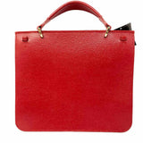 Furla Julia Medium Red Flap Leather Satchel