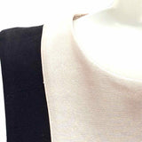BCBG Max Azria Evelyn Women's Black Grey Size 8 sheath Color Block Dress