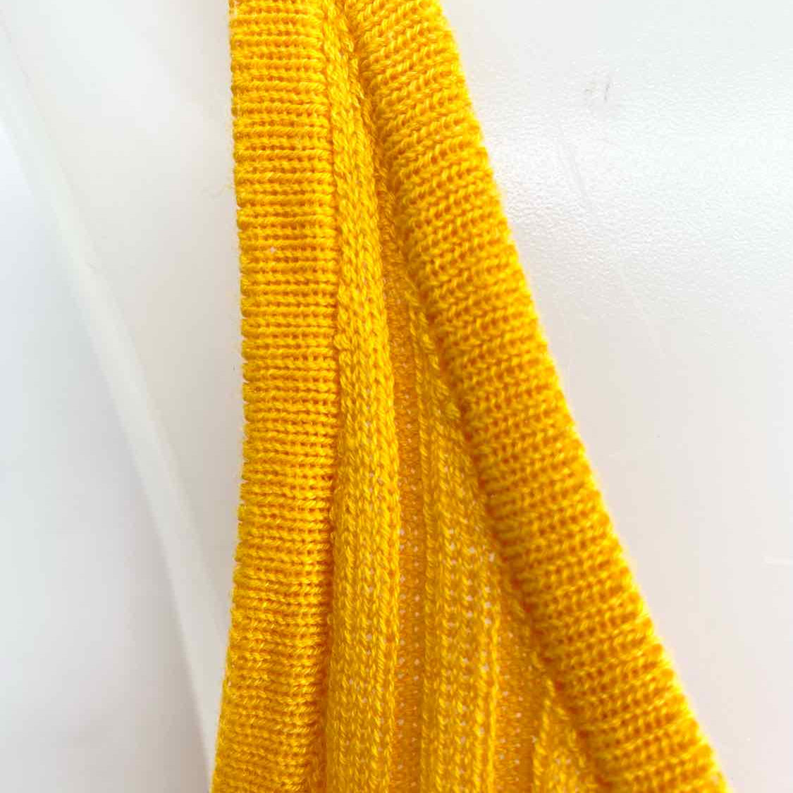 MARQUES/ALMEIDA Women's Orange Tank Cotton Blend Ribbed Size XS Sleeveless