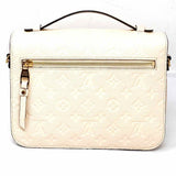LOUIS VUITTON Pochette Metis Cream Monogram Empreinte Leather Crossbody