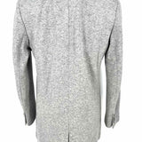 J Crew Women's Gray Size 0 Wool Blend heather Made in Italy Blazer