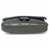 Chanel 2012 Medium Chain Me Charcoal Quilted Calfskin Made in Italy Shoulder Bag