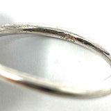 Statement size 9 .925 Sterling Black Geode White Quartz Ring