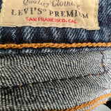 Levi Women's Dark Blue Size 28/6 High Waisted Straight Leg Jeans