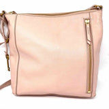 Fossil Tara Light Pink Zip Key Crossbody