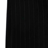 Armani Collezioni Women's Black Size 8 2 Piece Pinstripe Blazer & Pants Set