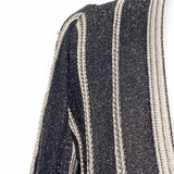 M MISSONI Women's Multi-black Size S Long Sleeve Knit Sparkle Dress