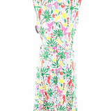 Boden Women's Multi-Color Size 6 Button Down Tropical Dress