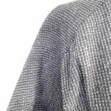 Saint Laurent A/W 2007 Black SZ 38/8 Short Sleeve ALPACA Cotton Blend Dress