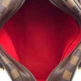 LOUIS VUITTON Duomo Coated Canvas Brown Boston Damier Ebene Satchel