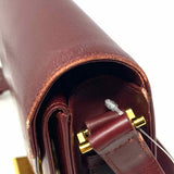 must de Cartier Red Envelope Leather Crossbody
