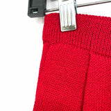 ST. JOHN COLLECTION Women's Red Size 0 straight cut Santana Knit Pants
