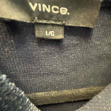 Vince Men's Navy Size L Hooded Sweater