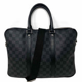 LOUIS VUITTON Coated Canvas Charcoal Damier Graphite Messenger Bag