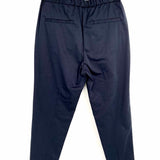 ST. JOHN Women's Navy Blue Straight Cotton Size S Pants