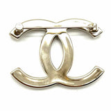 Chanel 2025 Spring CC Logo Gold Tone 2" Quilted Made in Italy Brooch
