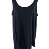 Eileen Fisher Women's Black Size XL Scoop Neck Sleeveless