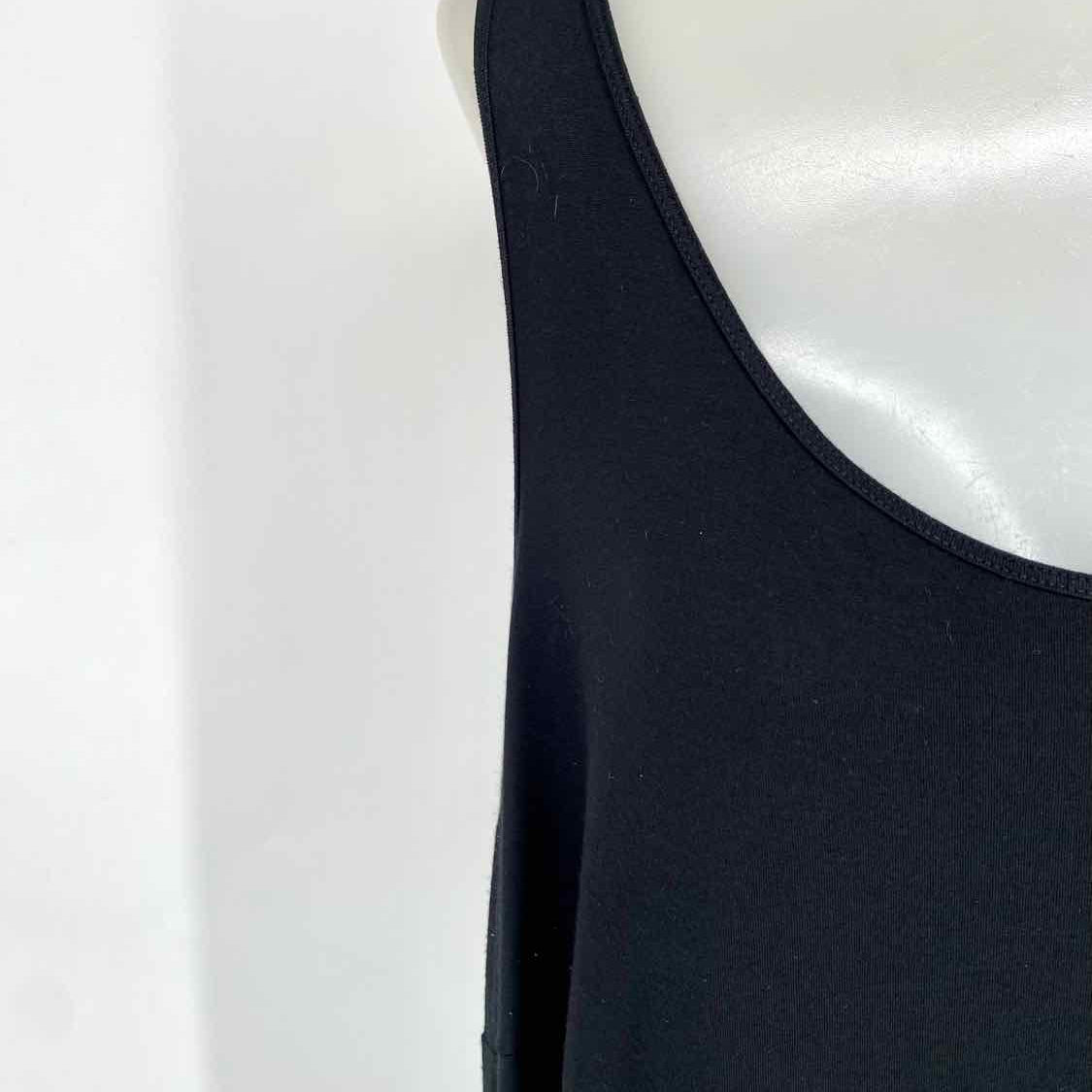 Eileen Fisher Women's Black Size 3X Scoop Neck Sleeveless Dress