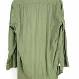 Thomas Pink Men's Green Size L Houndstooth Long Sleeve Button Down Shirt