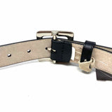 Black Solid Leather Belt