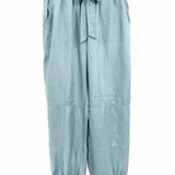 cinq a sept Women's Blue Size XXS Jogger Cupro Pants