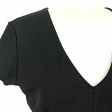 Cache Women's Black Size 8 A-Line Belted Dress