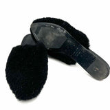 jenni kayne Women's Black Size 40/9.5 shearling Mules