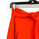 Ann Taylor Women's Orange Size 8 Midi Pleated Skirt