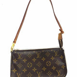 LOUIS VUITTON 2020 Pochette Accessoires Brown Zip Monogram Shoulder Bag