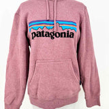 Patagonia Women's Purple Size XS Hooded Logo Sweatshirt