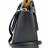 Kate Spade Phoebe Black Turnlock Pebbled Leather Tote