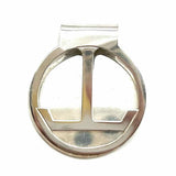 Tiffany & Co. 925 Sterling Silver Round Logo Money Clip