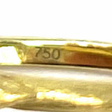 Jude Frances Province E/W Size 6.25 18K Gold Pink Tourmaline Diamond Ring