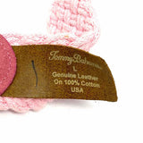 Tommy Bahama Cotton Pink Braided Belt