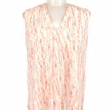 Classique Entier Women's Peach Size XS Silk Sleeveless