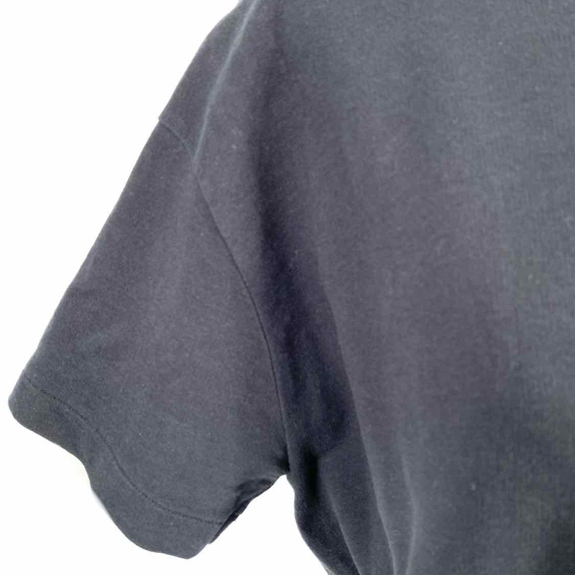 ALLSAINTS Women's Black Size 4 T-shirt Jersey Front Tie Dress