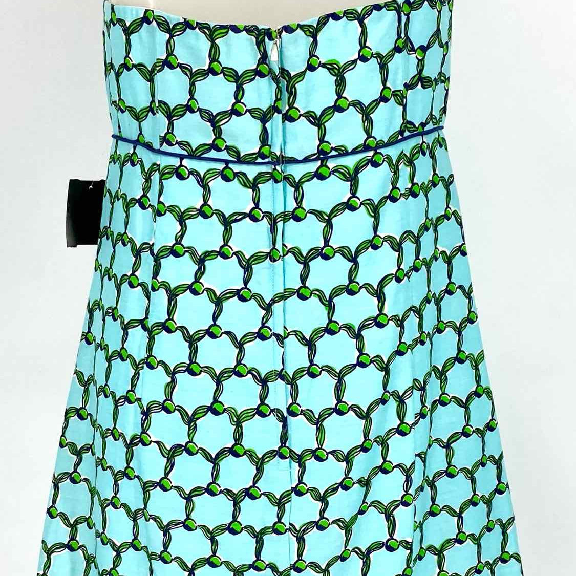 Lilly Pulitzer Bowen Women's Pink Size 6 Strapless Cotton Floral Dress