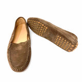 M. Gemi Women's Brown Size 39.5/9 Moccasin Suede Loafers