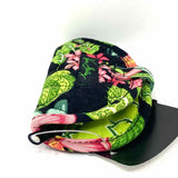 Vera Bradley Black / Green Floral Jewelry Pouch