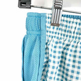 Nike Dri-Fit Women's Blue White Size M Running Gingham Shorts